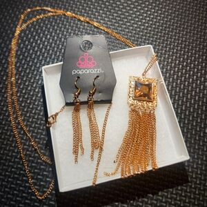 Paparazzi Gold Necklace Set